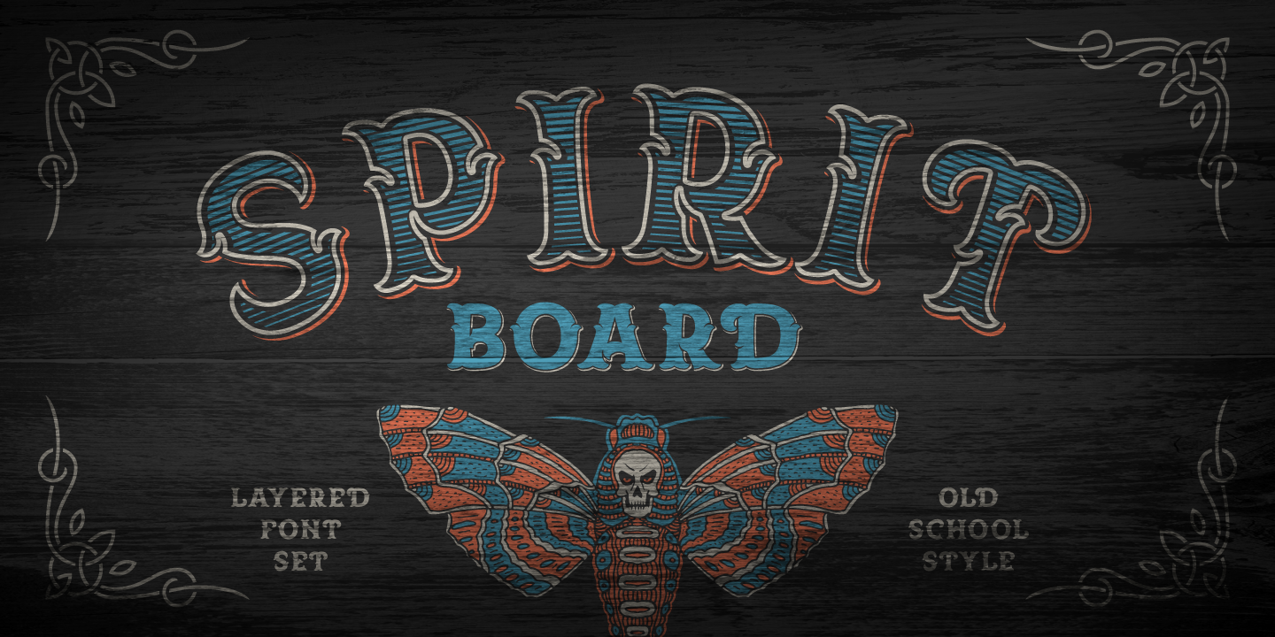 Ejemplo de fuente Spirit Board #1